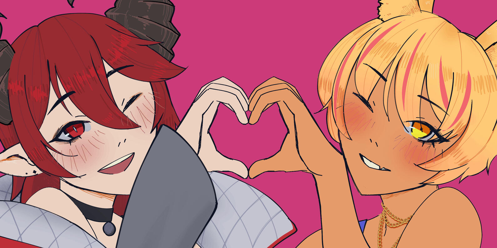 Ignis & Xara heart by @ElioraKEK