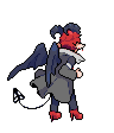 Pixel art and background by @candalpop