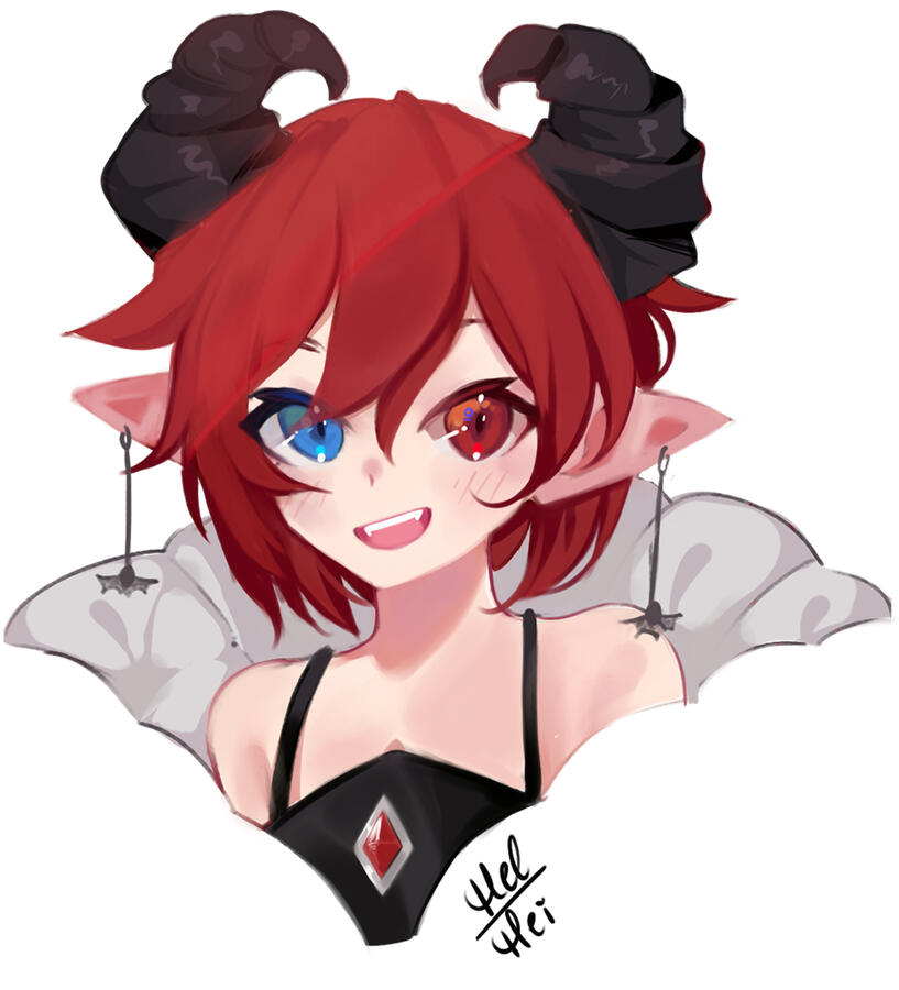 Cute headshot by ArtMelmei